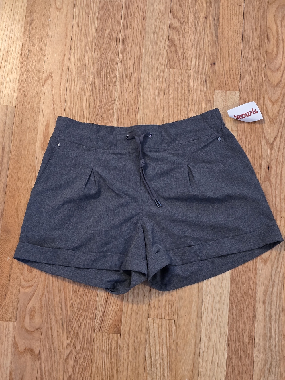 MPG Charcoal Gray Drawstring Athletic Shorts